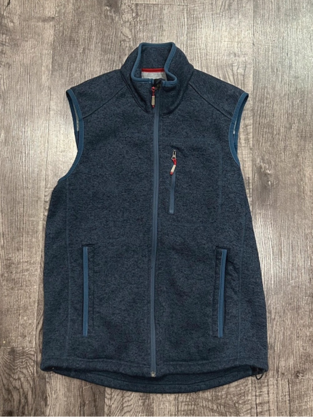 Orvis R65 Sweater Fleece Vest Men's Blue